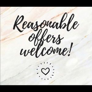 Reasonable offers always welcomed!